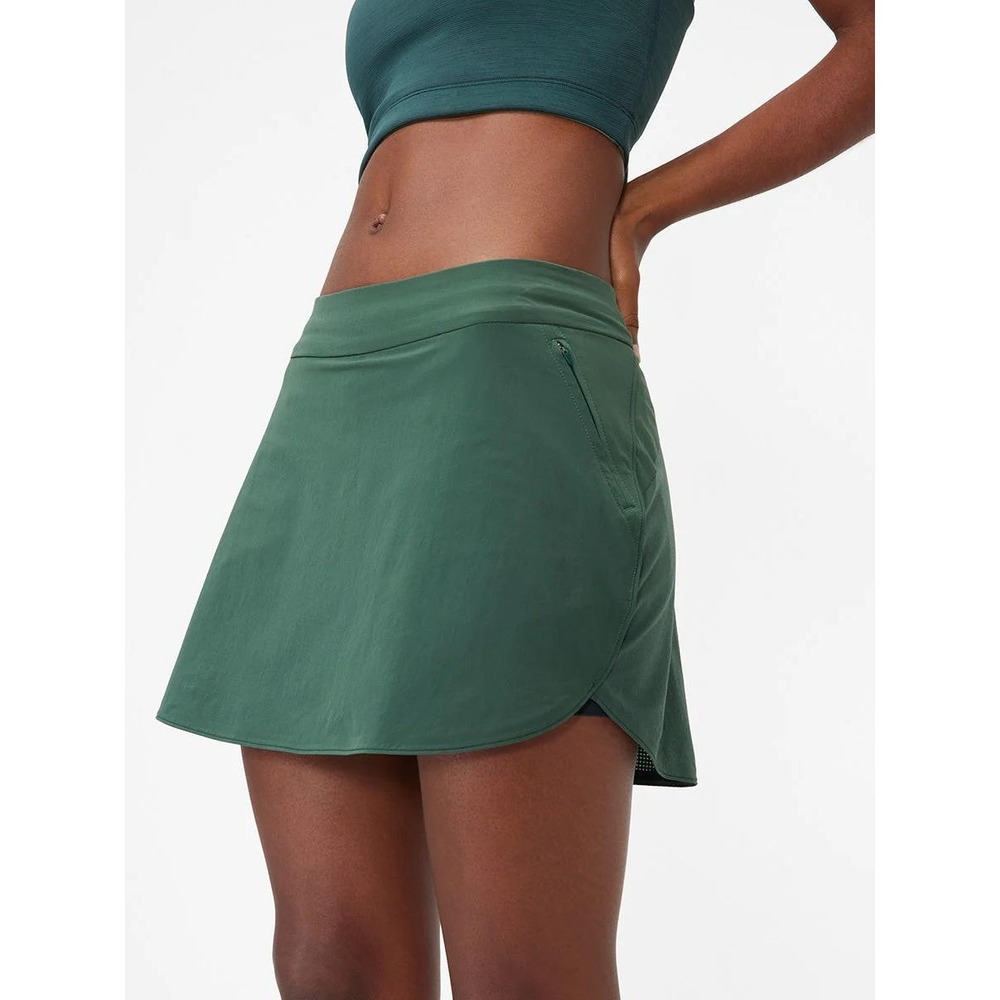 Outdoor Voices Exercise Skirt 3in Evergreen Green Athletic Skort Womens XS 3"